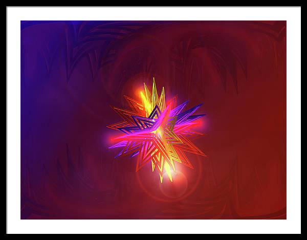Creation Star - Framed Print