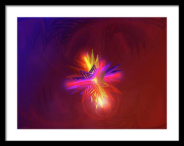 Creation Star - Framed Print