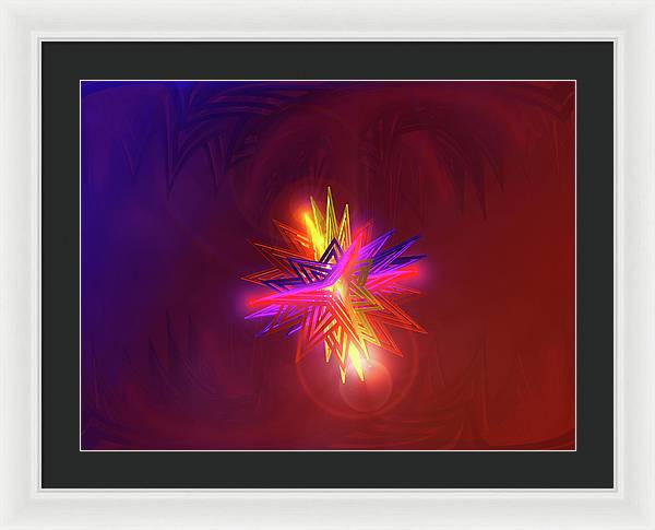 Creation Star - Framed Print
