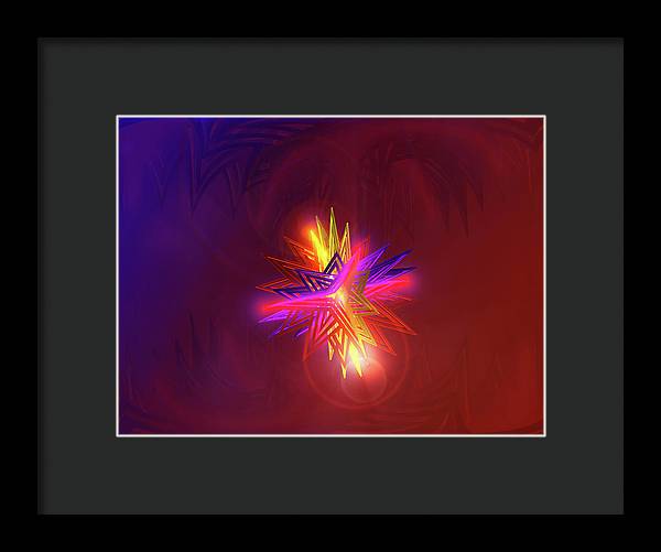 Creation Star - Framed Print