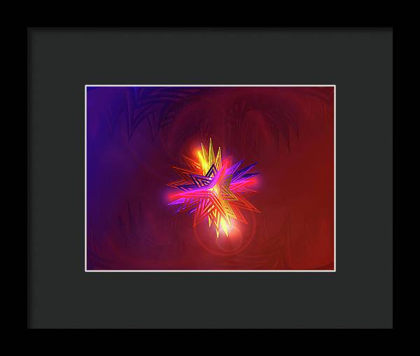 Creation Star - Framed Print