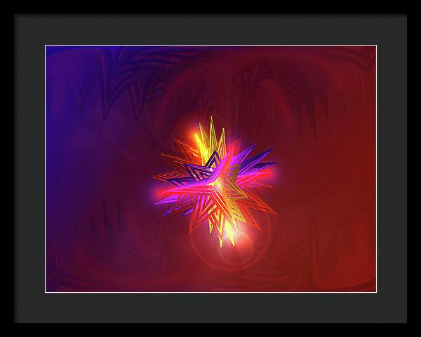 Creation Star - Framed Print