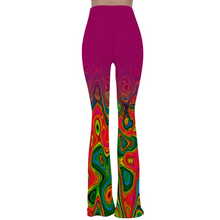 Load image into Gallery viewer, Radiating Waves Bell Bottoms