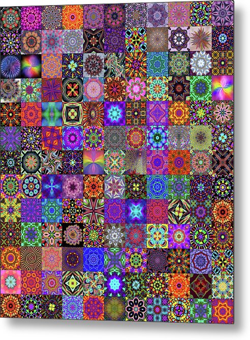 Many Mandalas - Metal Print