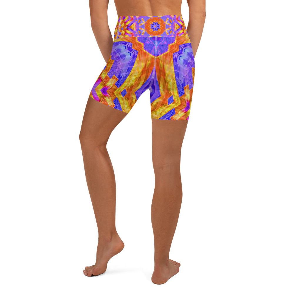 Coral Yoga Shorts