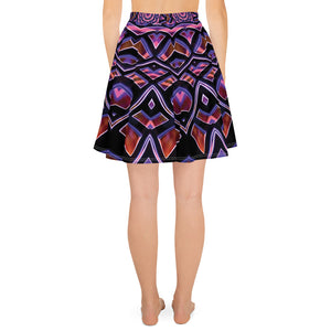 Purple Canon Skater Skirt