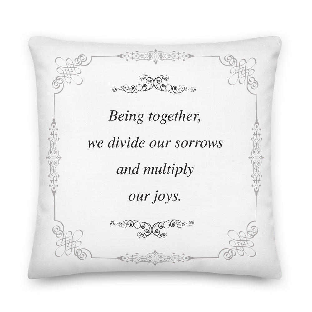 Being Together Meditation Pillow