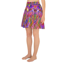 Load image into Gallery viewer, Flair Swirl Skater Skirt