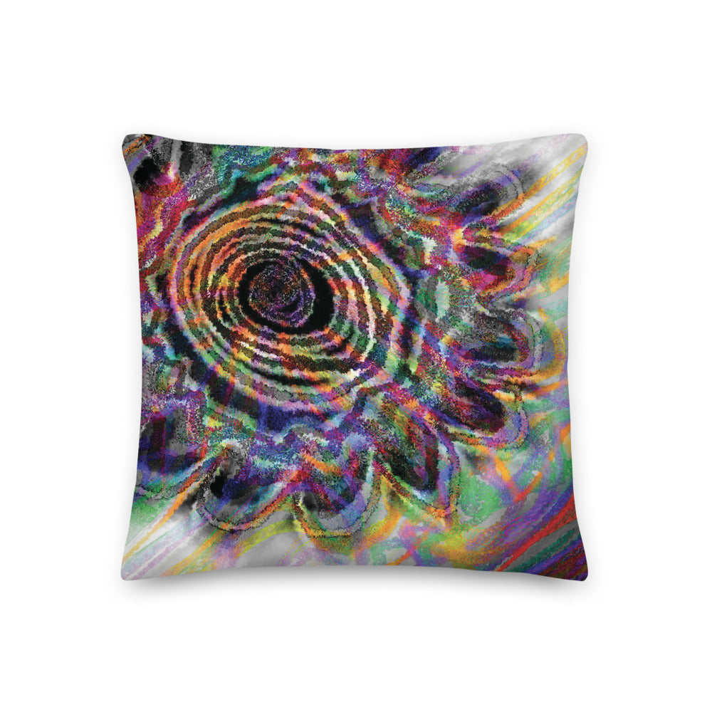 Daisy Eclipse Mandala Pillow