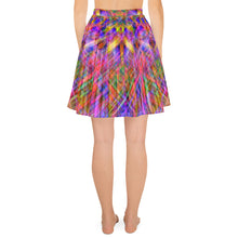 Load image into Gallery viewer, Flair Swirl Skater Skirt