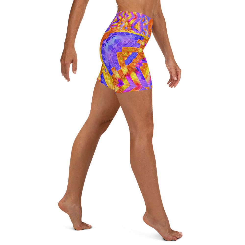 Coral Yoga Shorts
