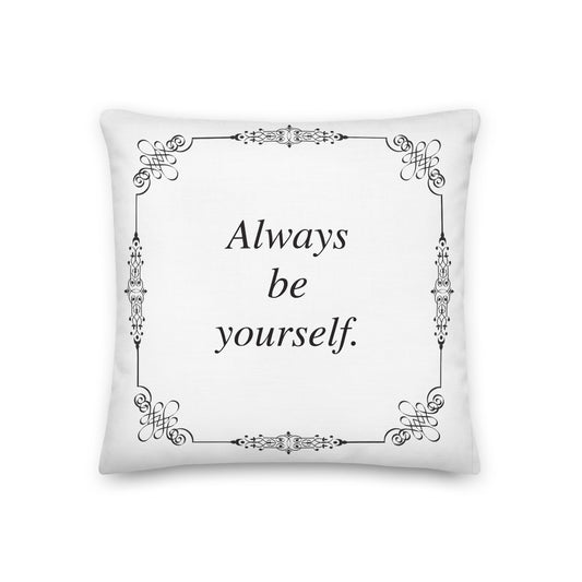Be Yourself Meditation Pillow