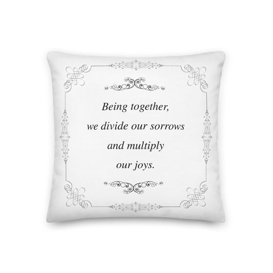 Being Together Meditation Pillow