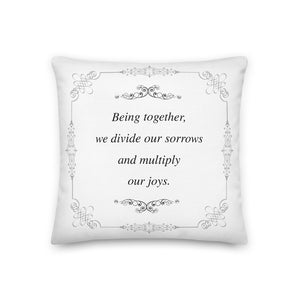 Being Together Meditation Pillow