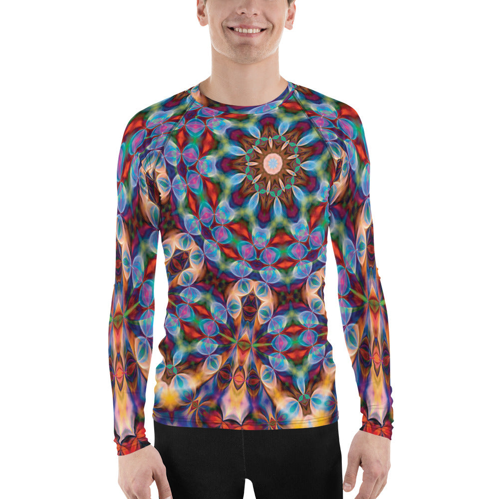 Masquerade Heart Men's Rash Guard