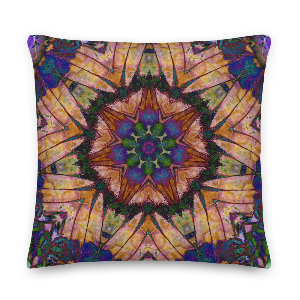 Butterfly Mandala Pillow