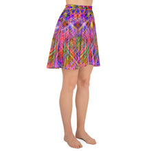 Load image into Gallery viewer, Flair Swirl Skater Skirt