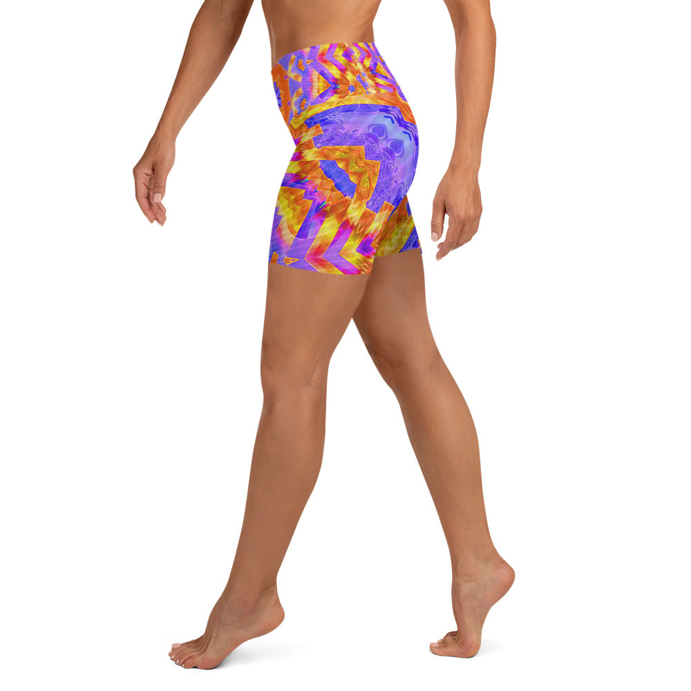 Coral Yoga Shorts