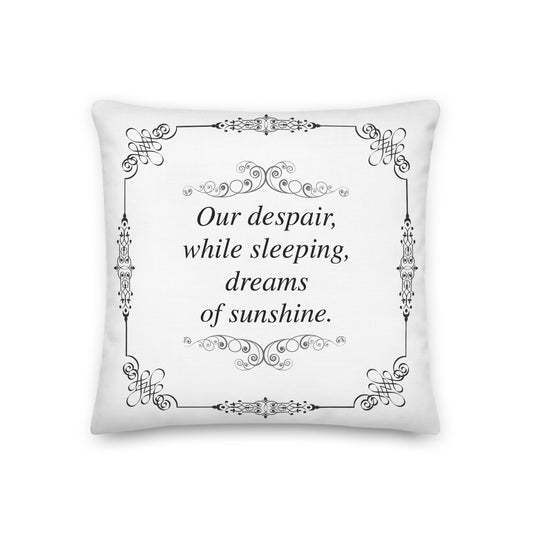 Dreams of Sunshine Meditation Pillow