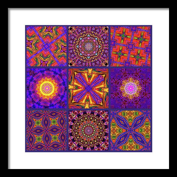 Nine Tiles - Framed Print