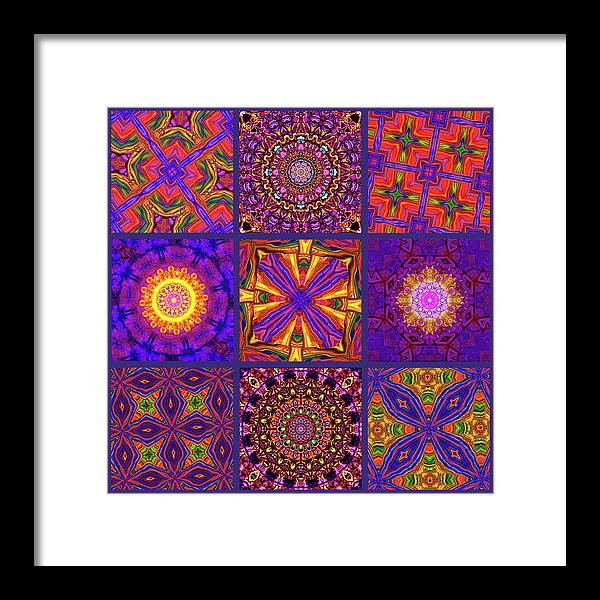 Nine Tiles - Framed Print