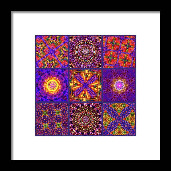 Nine Tiles - Framed Print