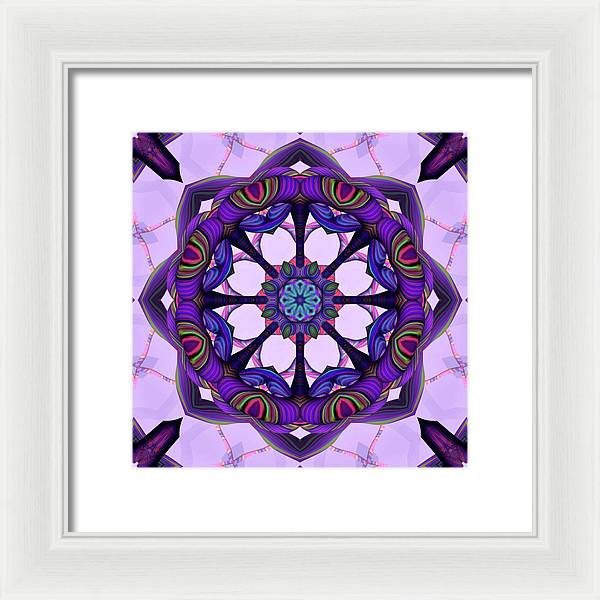 Octo Flower - Framed Print