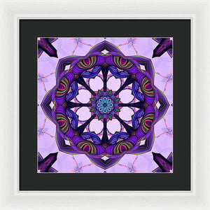 Octo Flower - Framed Print