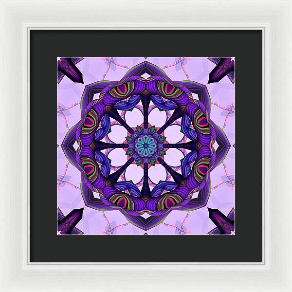 Octo Flower - Framed Print