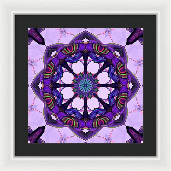 Octo Flower - Framed Print