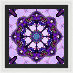 Octo Flower - Framed Print