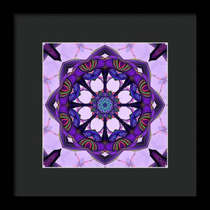 Octo Flower - Framed Print