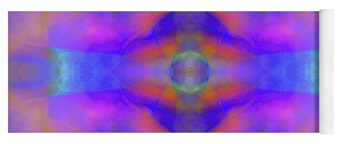 Orange Galaxy - Yoga Mat