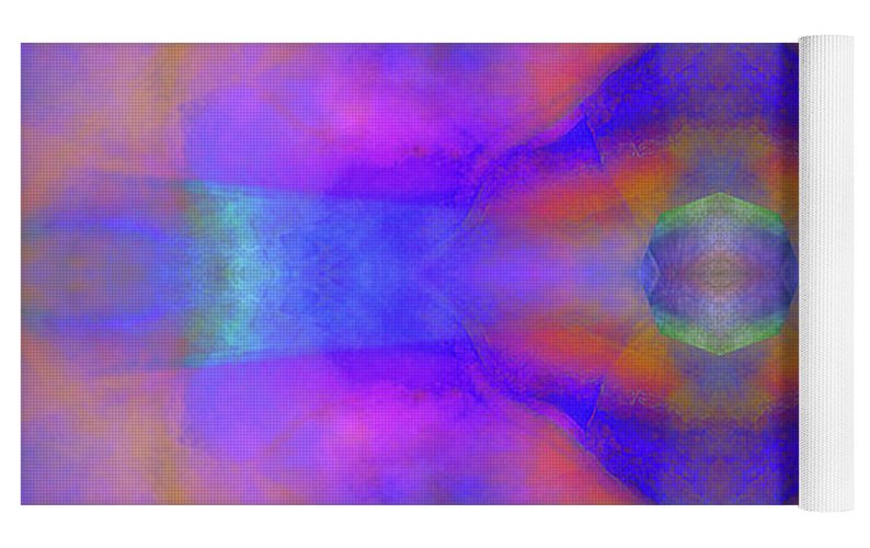 Orange Galaxy - Yoga Mat