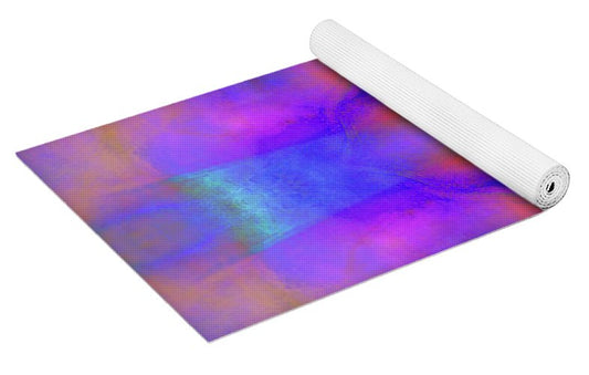 Orange Galaxy - Yoga Mat