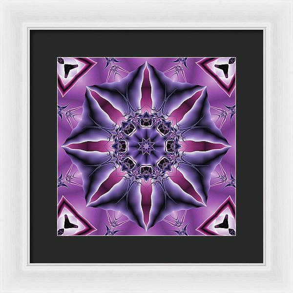 Pink Flo 45 - Framed Print
