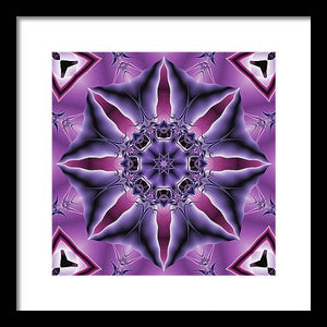 Pink Flo 45 - Framed Print