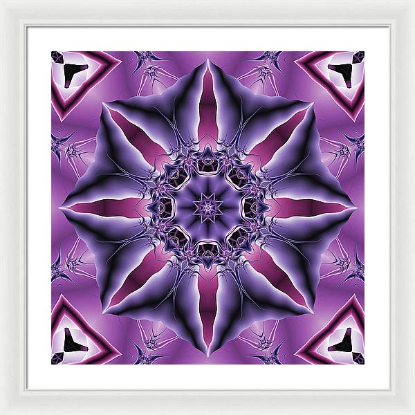 Pink Flo 45 - Framed Print