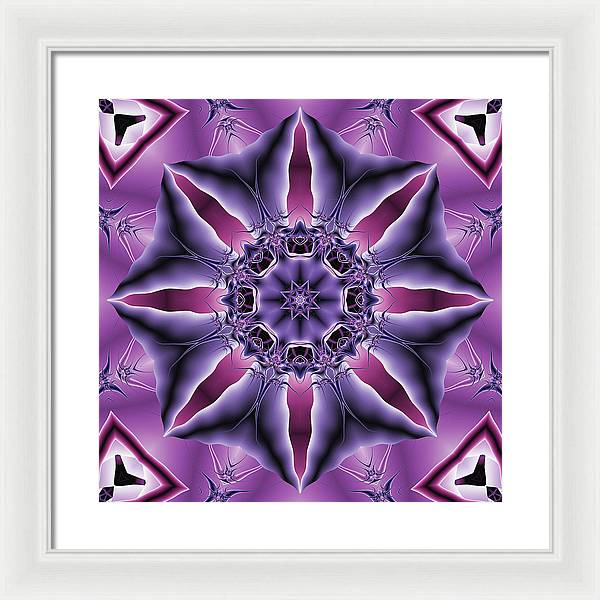 Pink Flo 45 - Framed Print