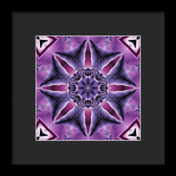 Pink Flo 45 - Framed Print