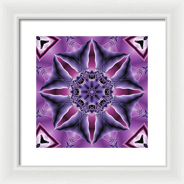 Pink Flo 45 - Framed Print