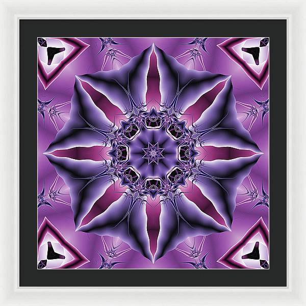 Pink Flo 45 - Framed Print