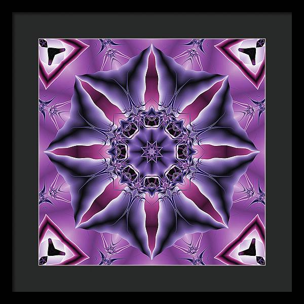 Pink Flo 45 - Framed Print