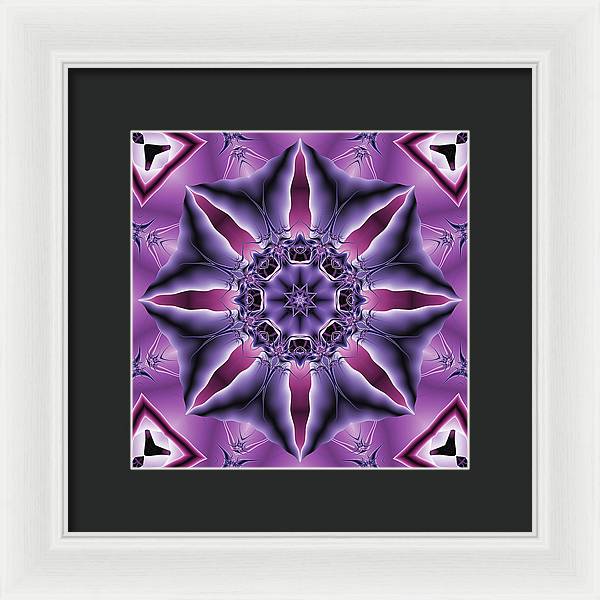 Pink Flo 45 - Framed Print