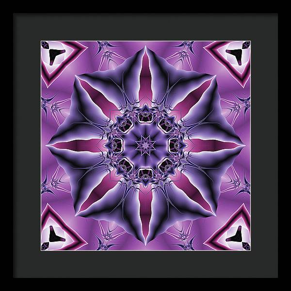Pink Flo 45 - Framed Print