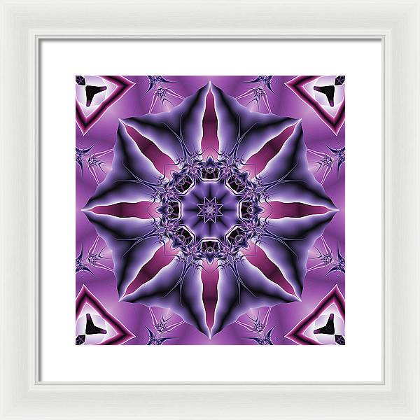 Pink Flo 45 - Framed Print
