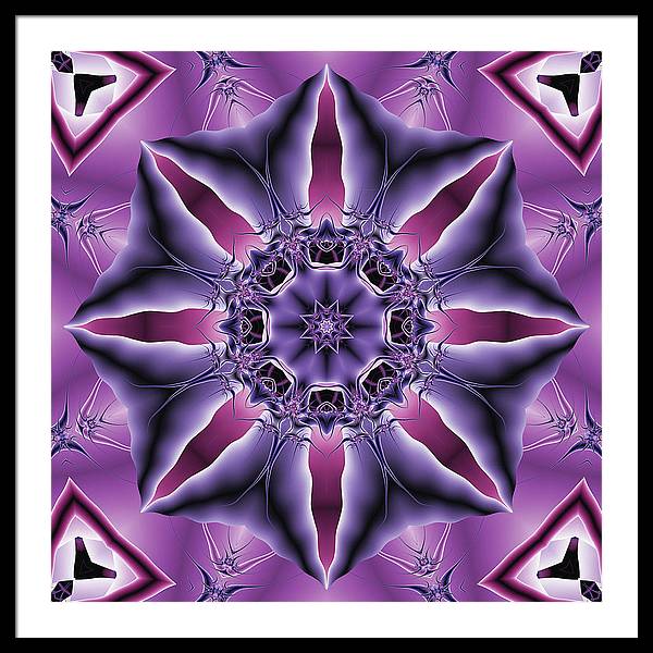 Pink Flo 45 - Framed Print