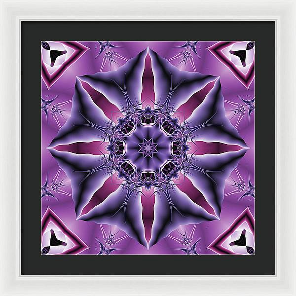 Pink Flo 45 - Framed Print