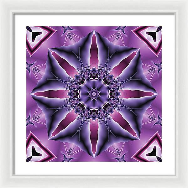 Pink Flo 45 - Framed Print