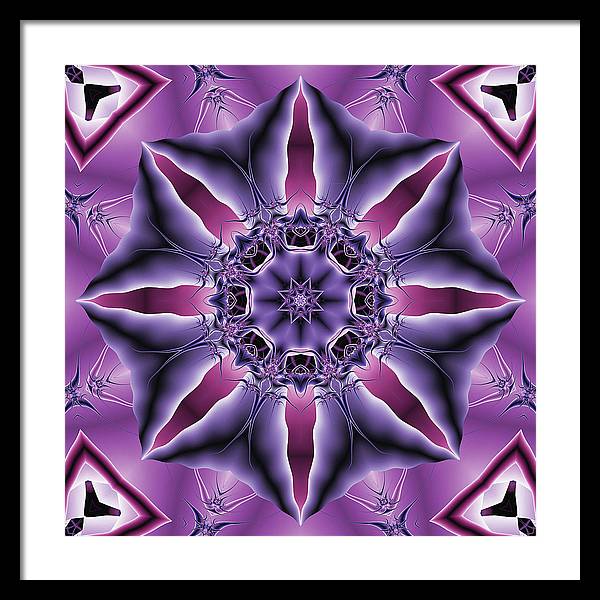 Pink Flo 45 - Framed Print